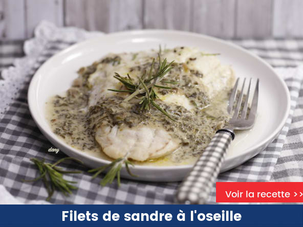 Filets de sandre à l'oseille